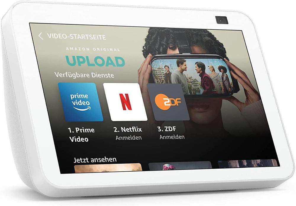 Die markanteste Neuerung von Echo Show 8 ist die Kamera mit Bewegungsautomatik.