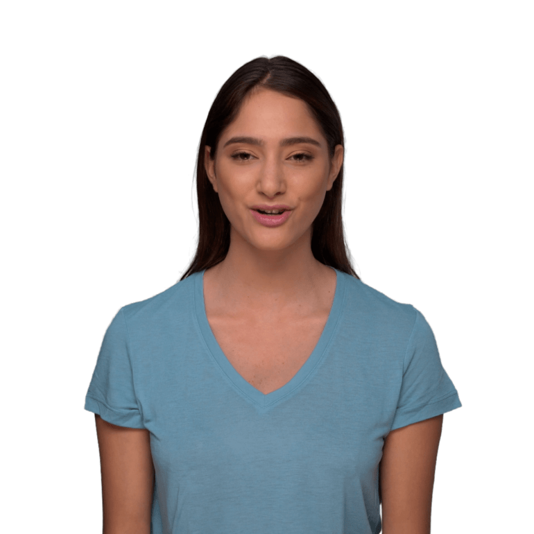 Liras Deepfake-Avatar kann in vielen Rollen und Videos auftreten. | Bild: Hour One