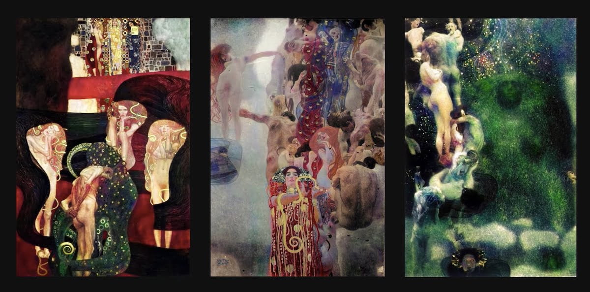 Klimt_Fakultätsbilder_Mit_KI_koloriert