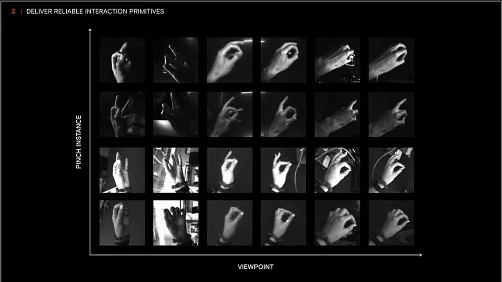 Wichtige Gesten werden extra trainiert. Bild: Oculus.