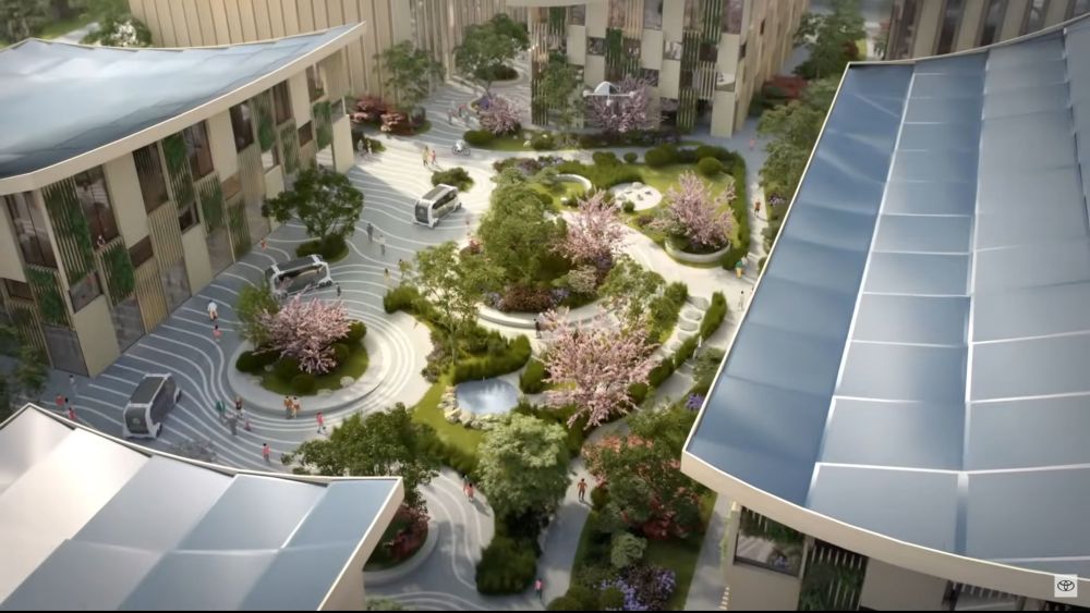 Toyotas künstliche Stadt soll über reichlich Grünflächen verfügen.