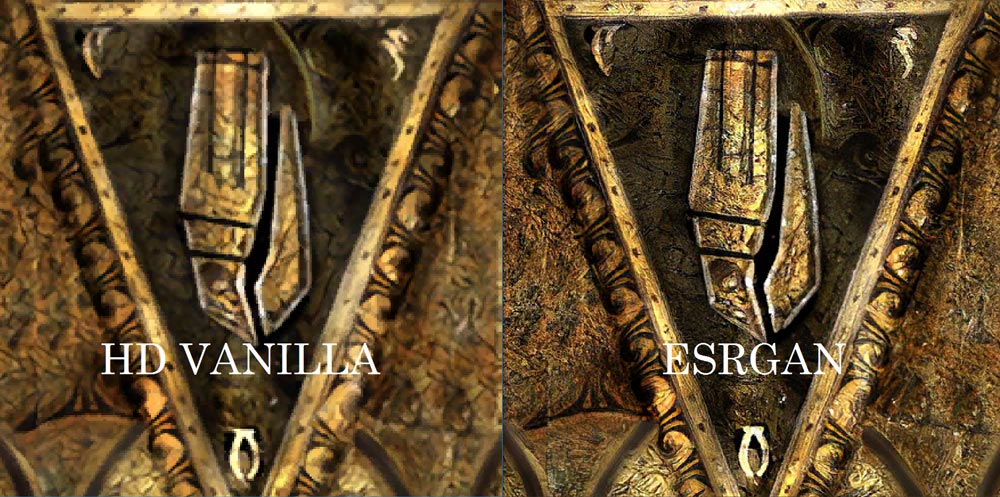 Die niedrig aufgel&ouml;sten Texturen werden durch zus&auml;tzliche Details aufgewertet, anstatt einfach nur aufgeblasen.