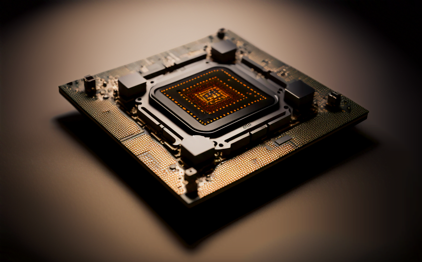 Ein Foto eines Prozessors